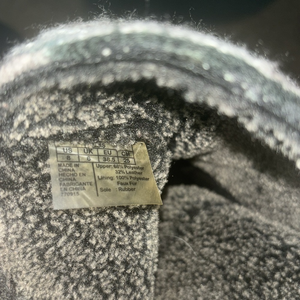 Toms Nepal Multi Knit Suede Winter Boots size 8 - Picture 9 of 9
